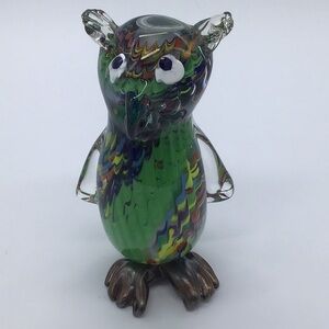 Art Glass Artistic Handblown Bird